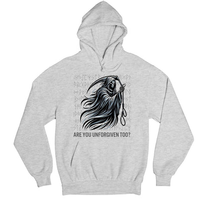 metallica unforgiven too hoodie hooded sweatshirt winterwear music band buy online united states usa the banyan tee tbt men women girls boys unisex gray