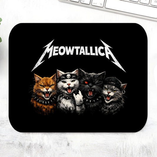 metallica meowtallica mousepad logitech large anime music band buy online united states usa the banyan tee tbt men women girls boys unisex  