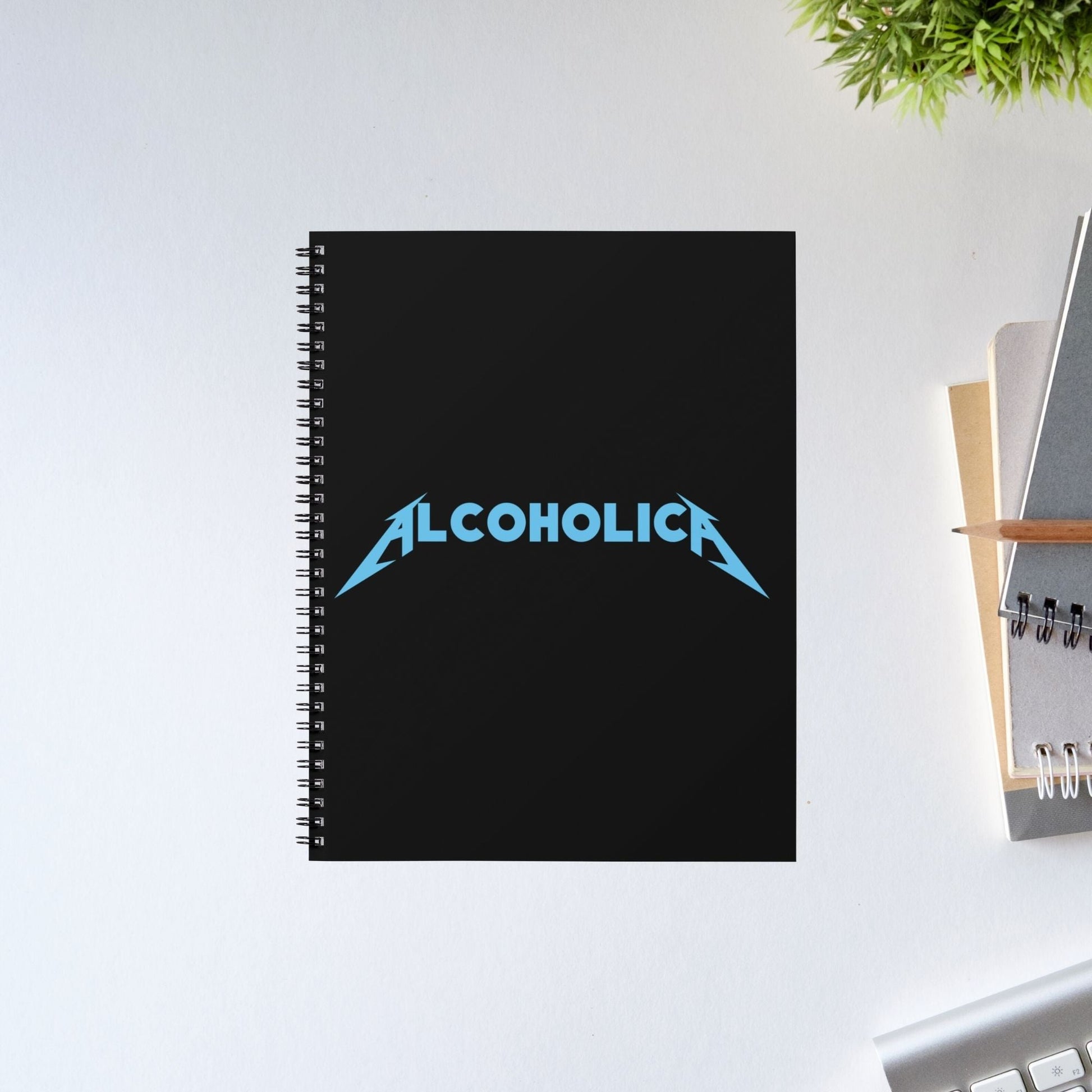 metallica alcoholica notebook notepad diary buy online united states usa the banyan tee tbt unruled 