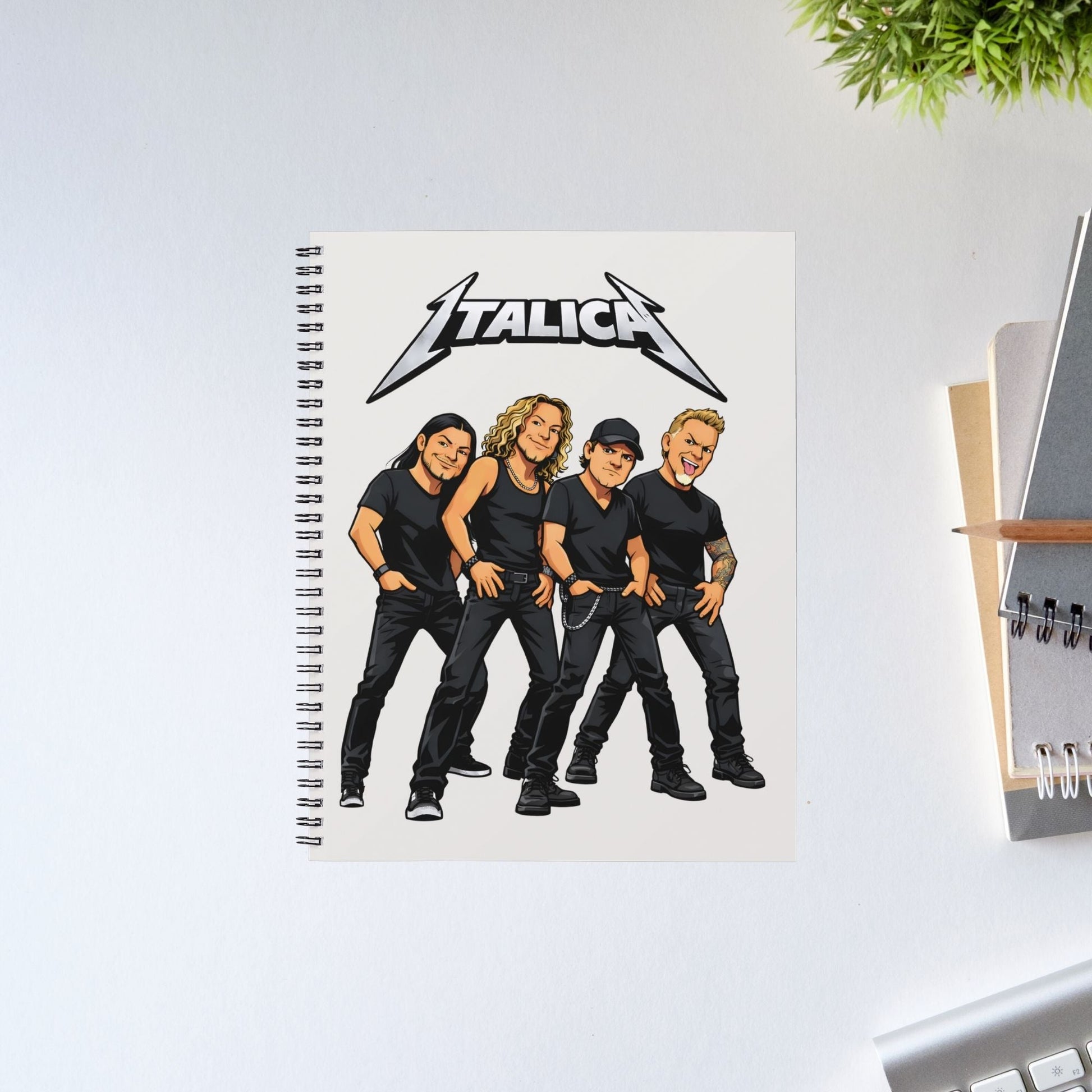 metallica italica notebook notepad diary buy online united states usa the banyan tee tbt unruled 