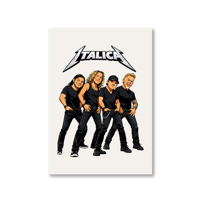 metallica italica poster wall art buy online united states usa the banyan tee tbt 8 x 10 