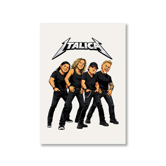 metallica italica poster wall art buy online united states usa the banyan tee tbt 8 x 10 