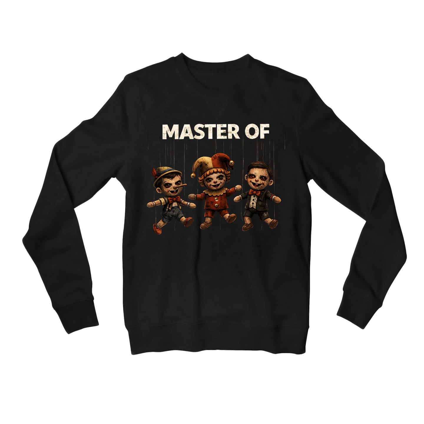 metallica puppets sweatshirt upper winterwear music band buy online united states usa the banyan tee tbt men women girls boys unisex black 