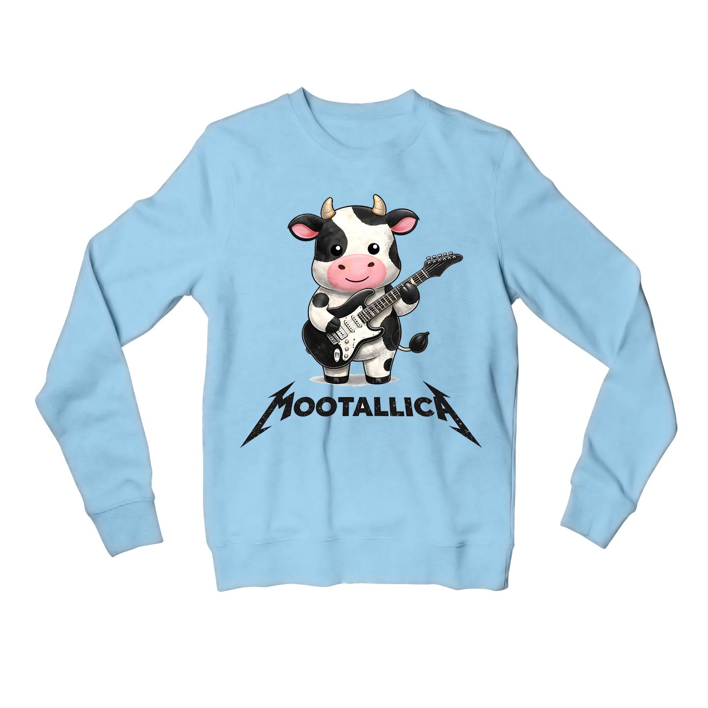metallica mootallica sweatshirt upper winterwear music band buy online united states usa the banyan tee tbt men women girls boys unisex baby blue 