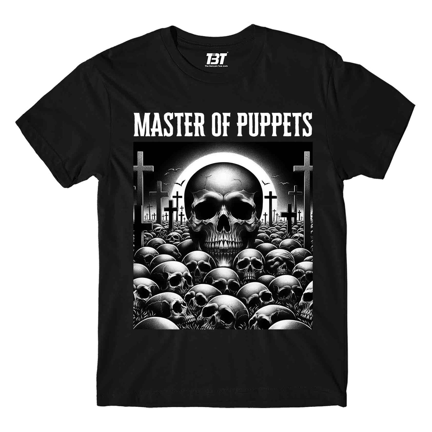 metallica obey your master t-shirt music band buy online united states of america usa the banyan tee tbt men women girls boys unisex black