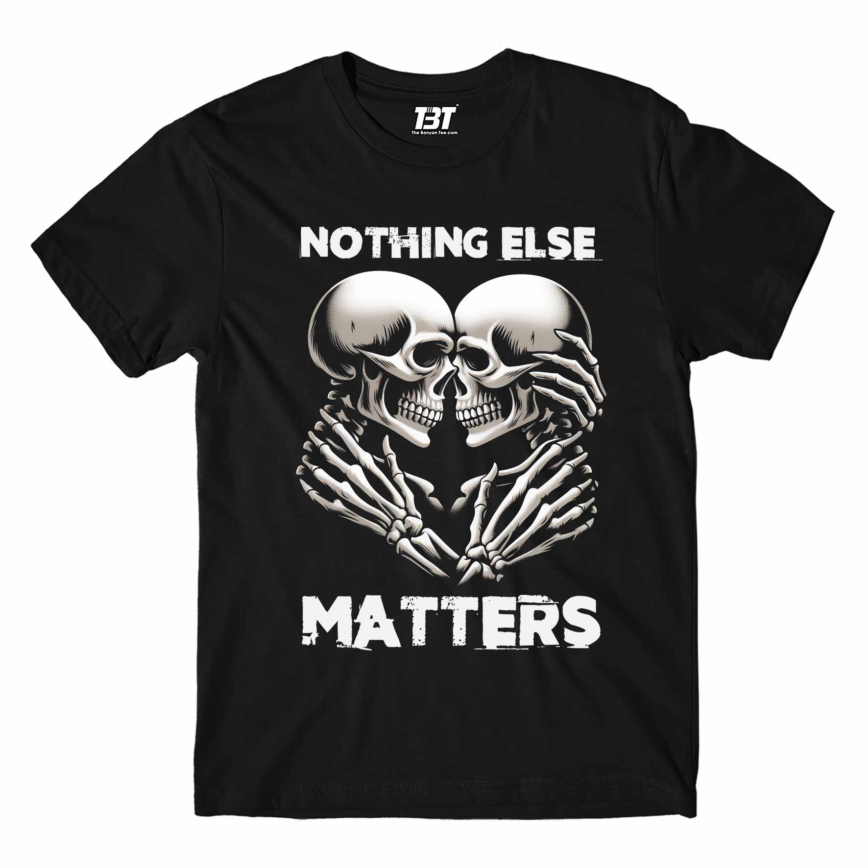 metallica and nothing else matters t-shirt music band buy online united states of america usa the banyan tee tbt men women girls boys unisex black 