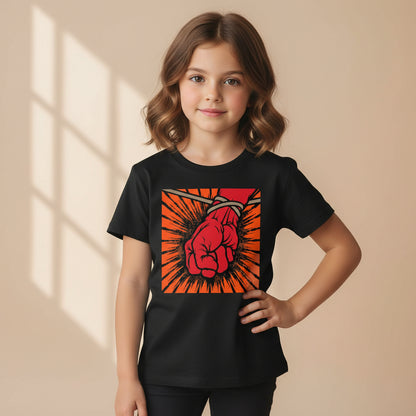 Metallica T-shirt Merchandise Clothing Apparel St. Anger Black Round Neck Half Sleeve