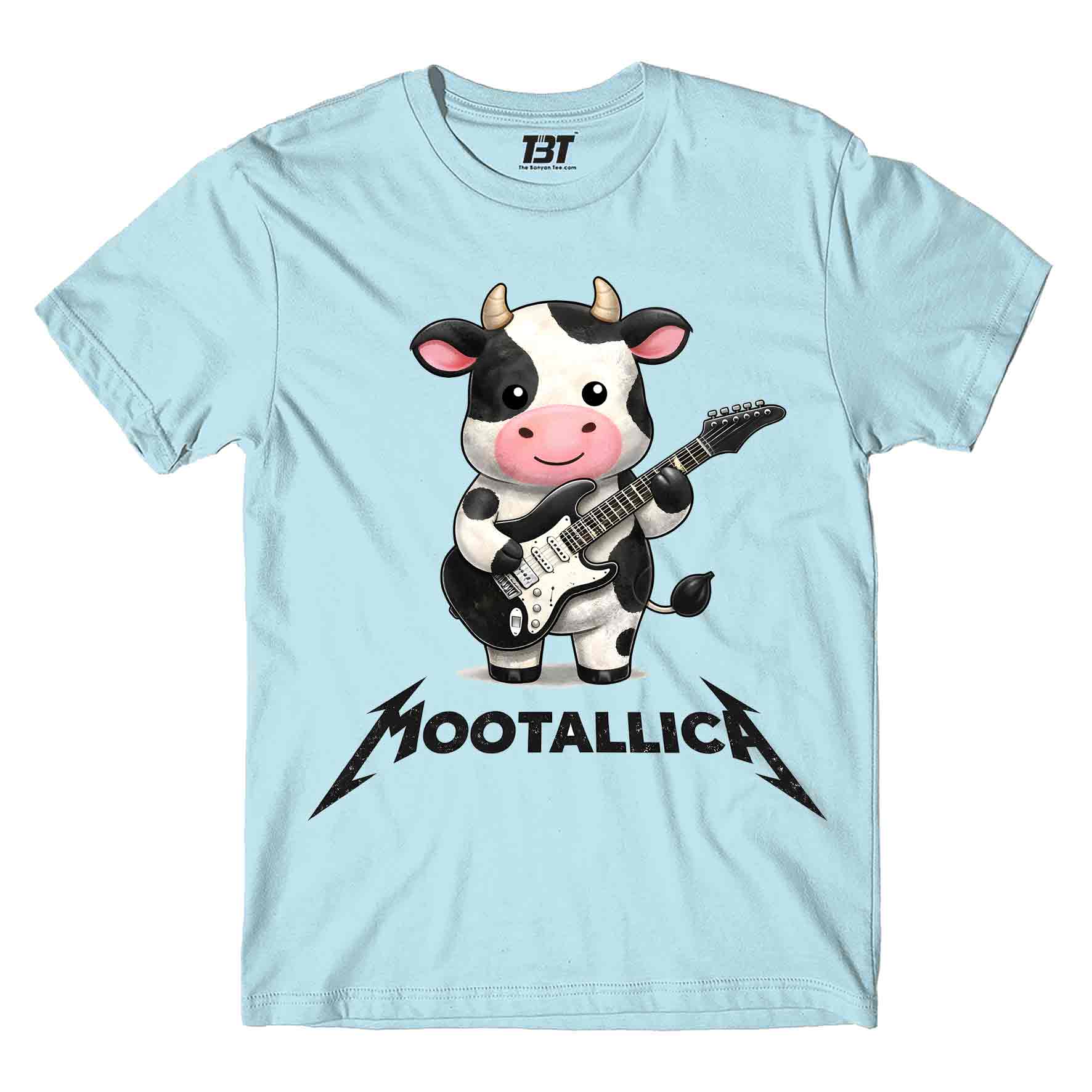 metallica mootallica t-shirt music band buy online united states usa the banyan tee tbt men women girls boys unisex baby blue 