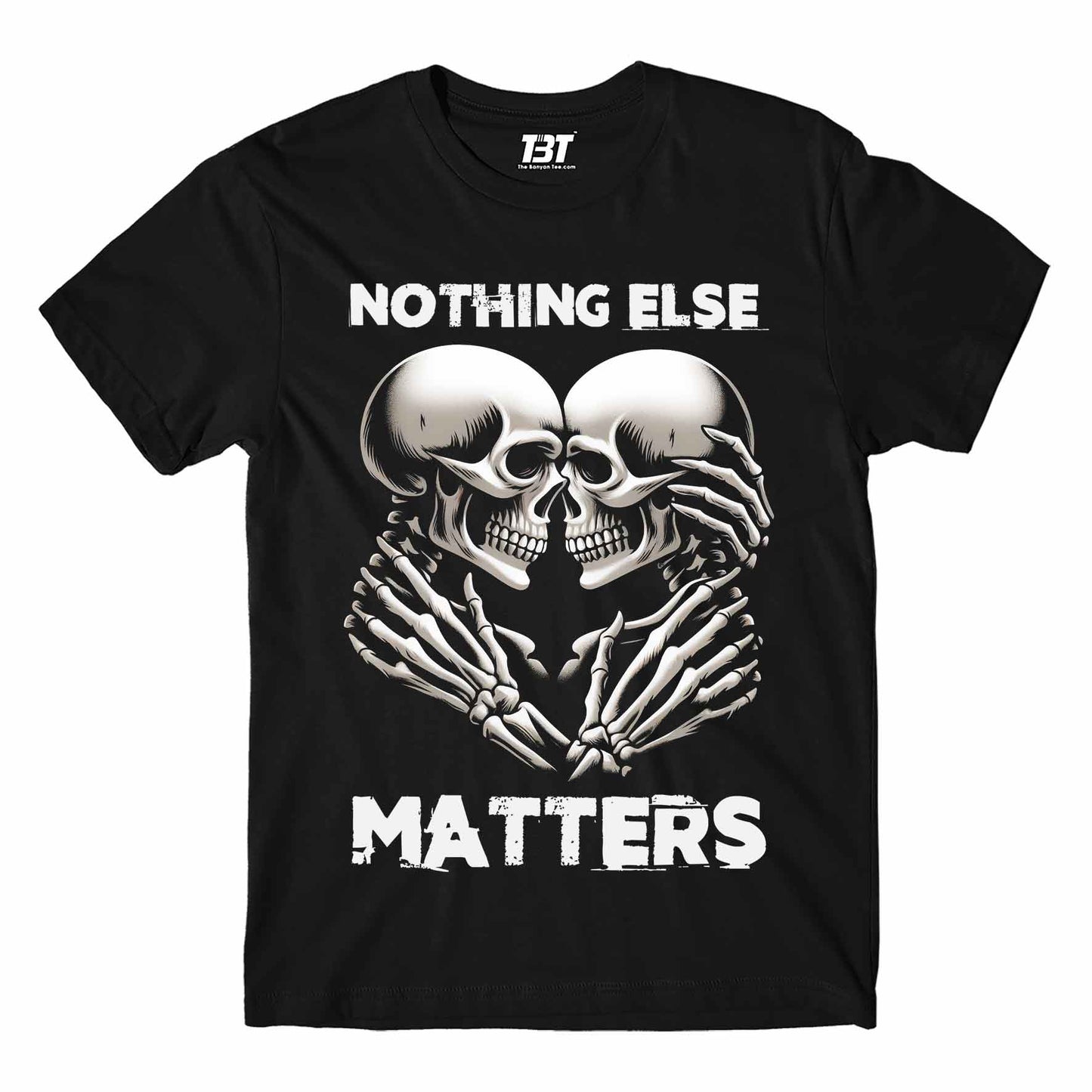 metallica nothing else matters t-shirt music band buy online united states usa the banyan tee tbt men women girls boys unisex black 