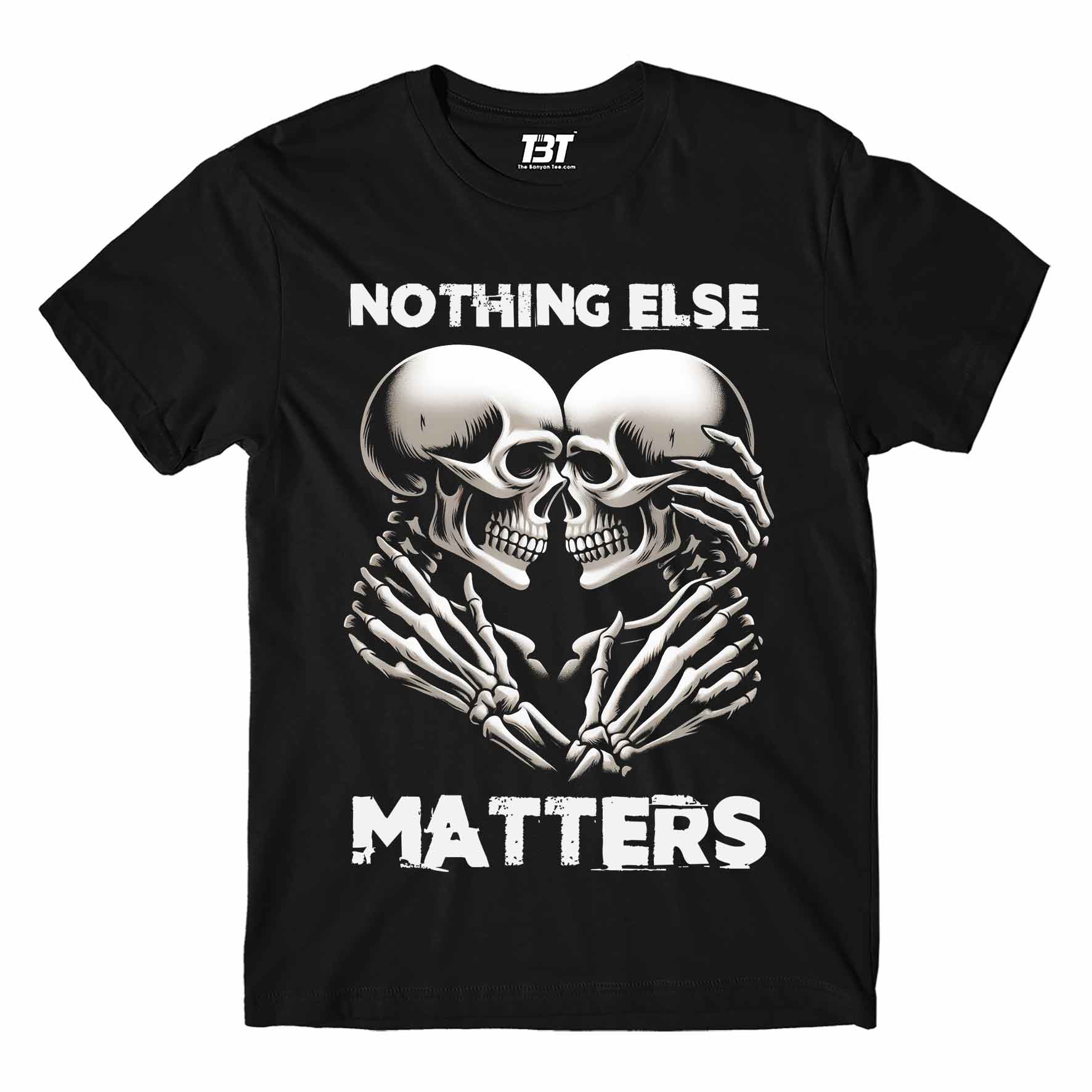 metallica nothing else matters t-shirt music band buy online united states usa the banyan tee tbt men women girls boys unisex black 
