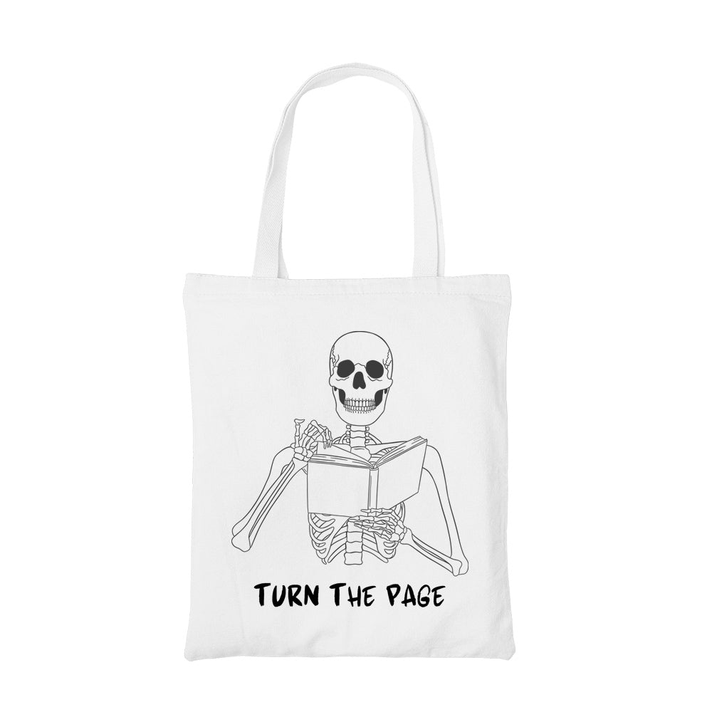 metallica turn the page meme tote bag cotton printed music band buy online united states usa the banyan tee tbt men women girls boys unisex