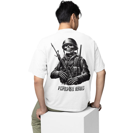 metallica oversized t shirt - disposable heroes music t-shirt white buy online india the banyan tee tbt men women girls boys unisex