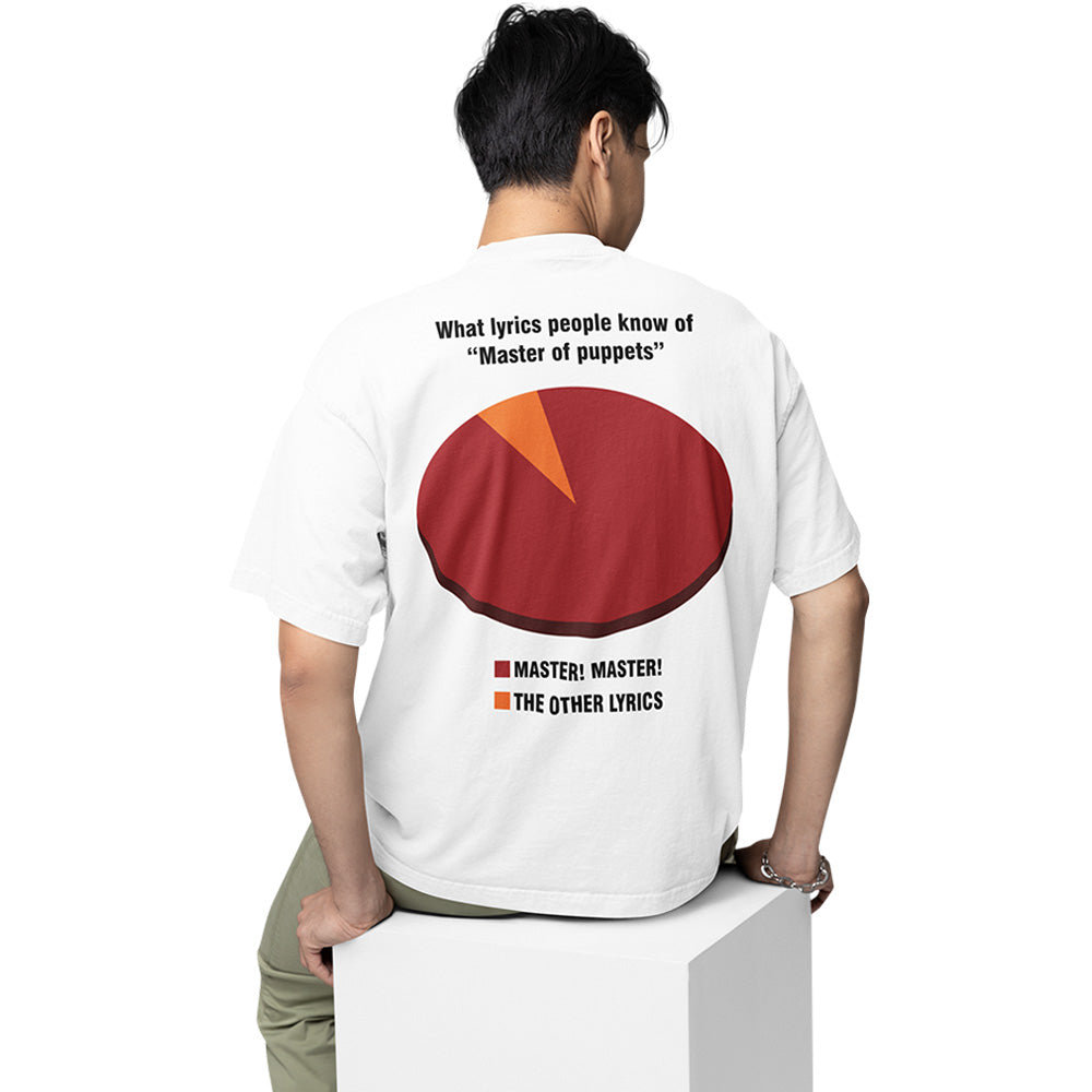 metallica oversized t shirt - master of memes music t-shirt white buy online india the banyan tee tbt men women girls boys unisex