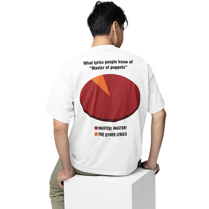 metallica oversized t shirt - master of memes music t-shirt white buy online india the banyan tee tbt men women girls boys unisex