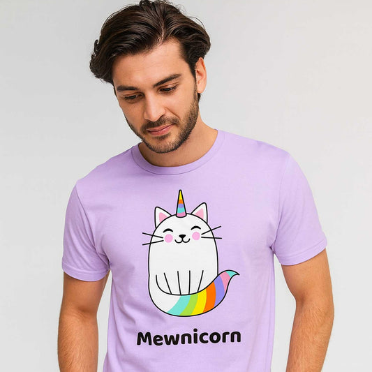 graphic mewnicorn t-shirt printed graphic stylish buy online united states usa the banyan tee tbt men women girls boys unisex lavender 