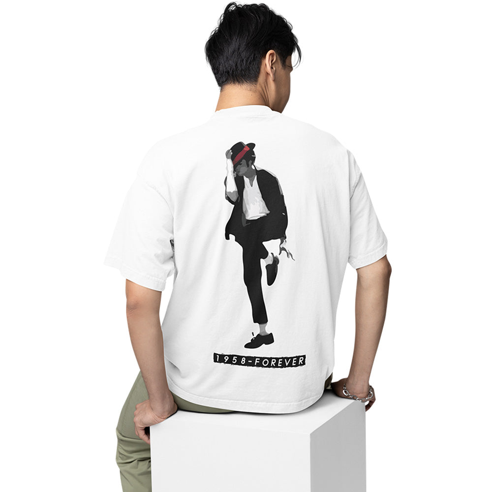 michael jackson oversized t shirt - 1958 - forever music t-shirt white buy online india the banyan tee tbt men women girls boys unisex