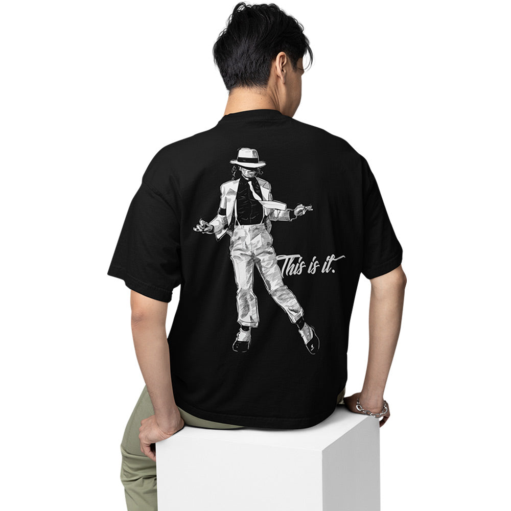 michael jackson oversized t shirt - this is it music t-shirt black buy online india the banyan tee tbt men women girls boys unisex