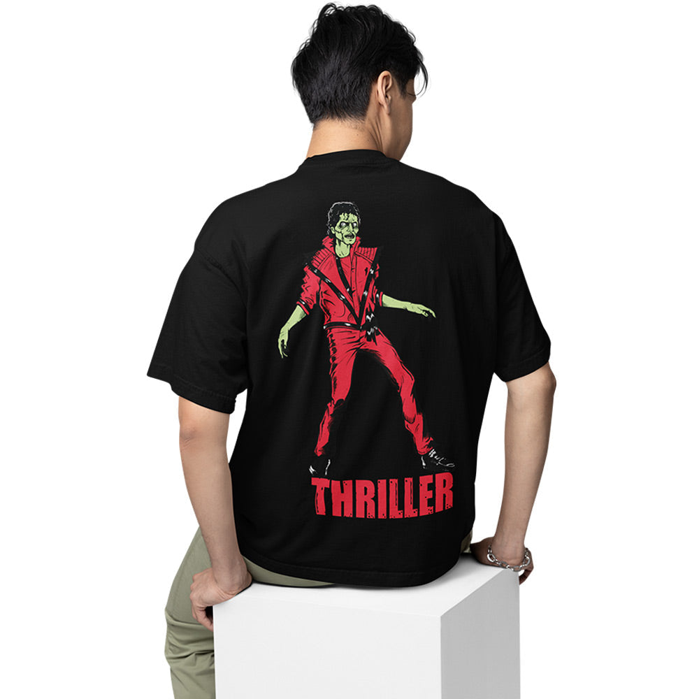 michael jackson oversized t shirt - thriller music t-shirt black buy online india the banyan tee tbt men women girls boys unisex