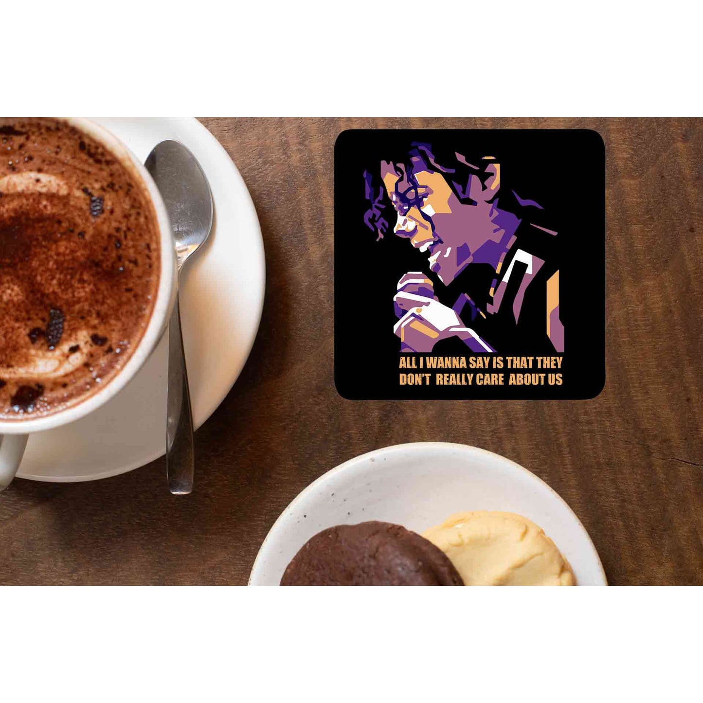 michael jackson care about us coasters wooden table cups indian music band buy online india the banyan tee tbt men women girls boys unisex