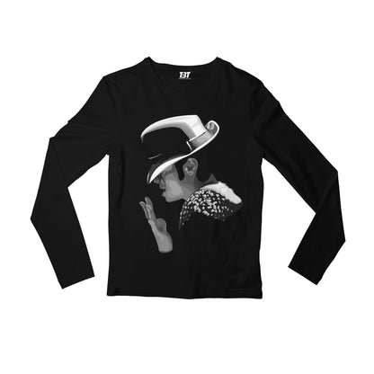 michael jackson artwork full sleeves long sleeves music band buy online india the banyan tee tbt men women girls boys unisex black