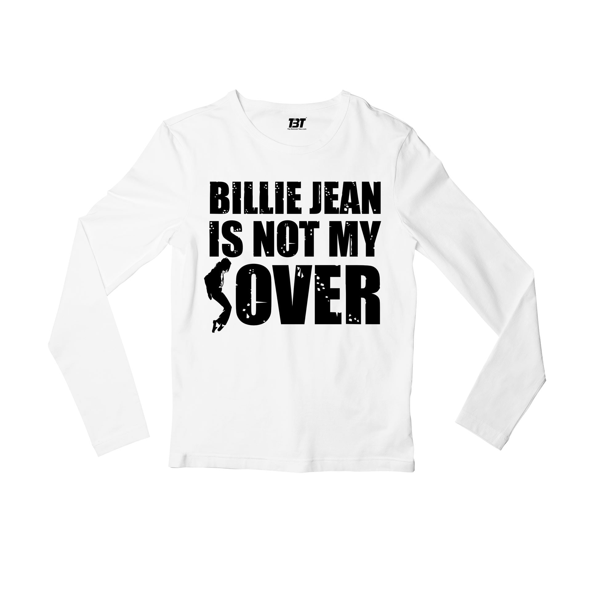 michael jackson billie jean full sleeves long sleeves music band buy online india the banyan tee tbt men women girls boys unisex white