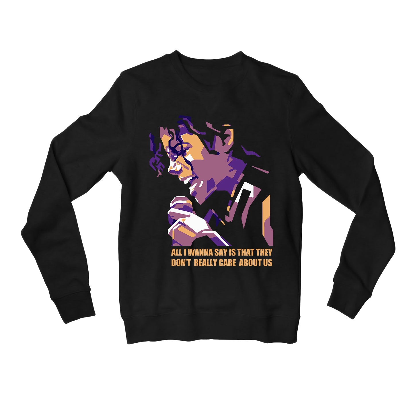 michael jackson care about us sweatshirt upper winterwear music band buy online united states of america usa the banyan tee tbt men women girls boys unisex black