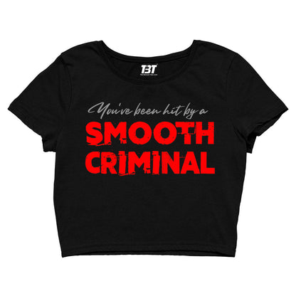 michael jackson smooth criminal crop top music band buy online united states of america usa the banyan tee tbt men women girls boys unisex black