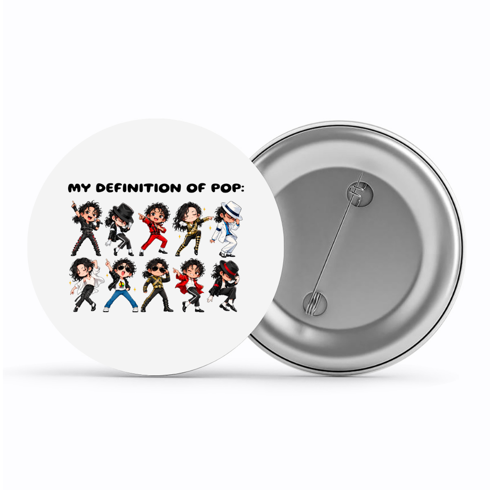 michael jackson my definition of pop badge pin button music band buy online united states usa the banyan tee tbt men women girls boys unisex  