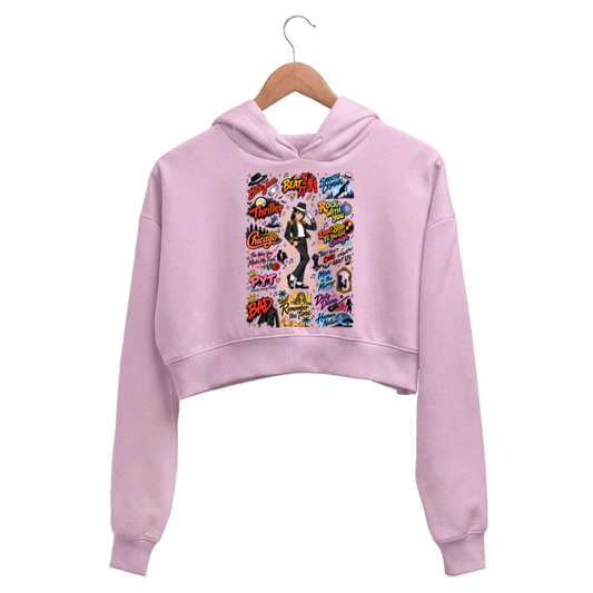 michael jackson mj scribble crop hoodie hooded sweatshirt upper winterwear music band buy online united states usa the banyan tee tbt men women girls boys unisex baby pink 
