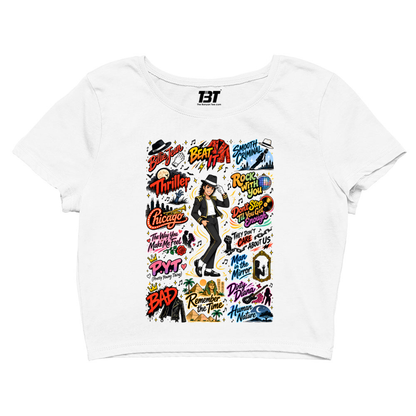 michael jackson mj scribble crop top music band buy online united states usa the banyan tee tbt men women girls boys unisex s 
