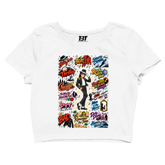 michael jackson mj scribble crop top music band buy online united states usa the banyan tee tbt men women girls boys unisex s 