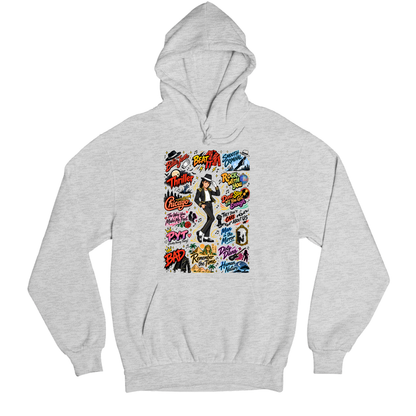 michael jackson mj scribble hoodie hooded sweatshirt winterwear music band buy online united states usa the banyan tee tbt men women girls boys unisex gray 