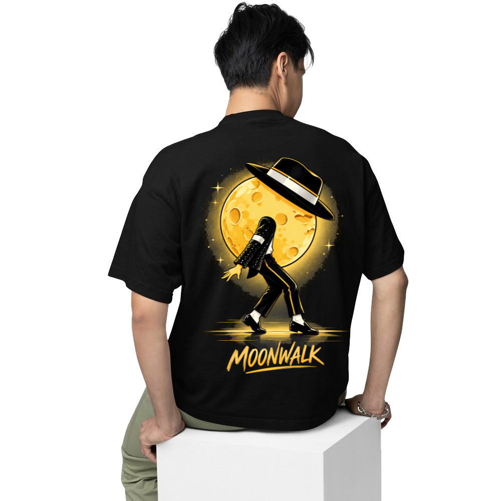 michael jackson moonwalk oversized t shirt 