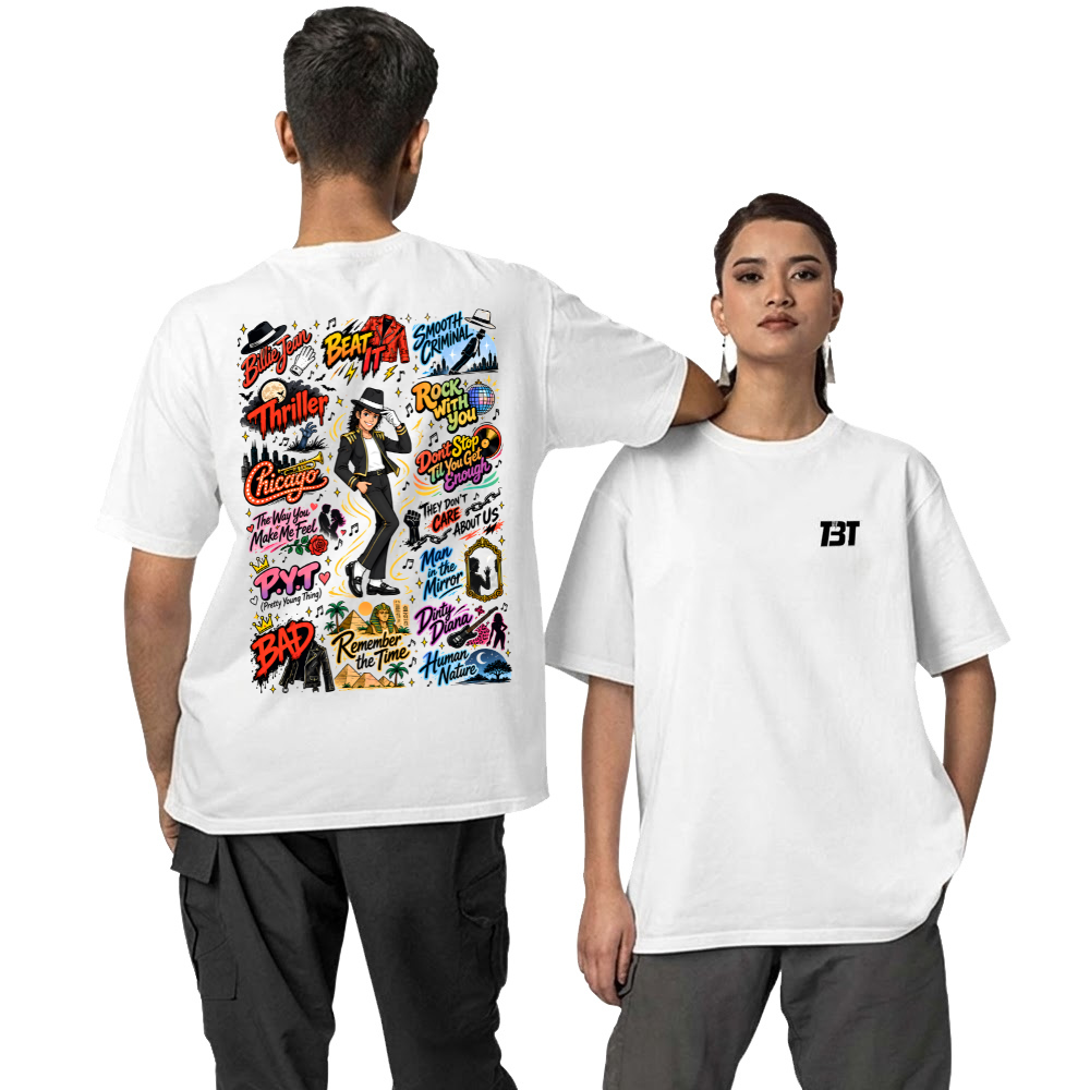 Oversized T shirt - MJ Scribble