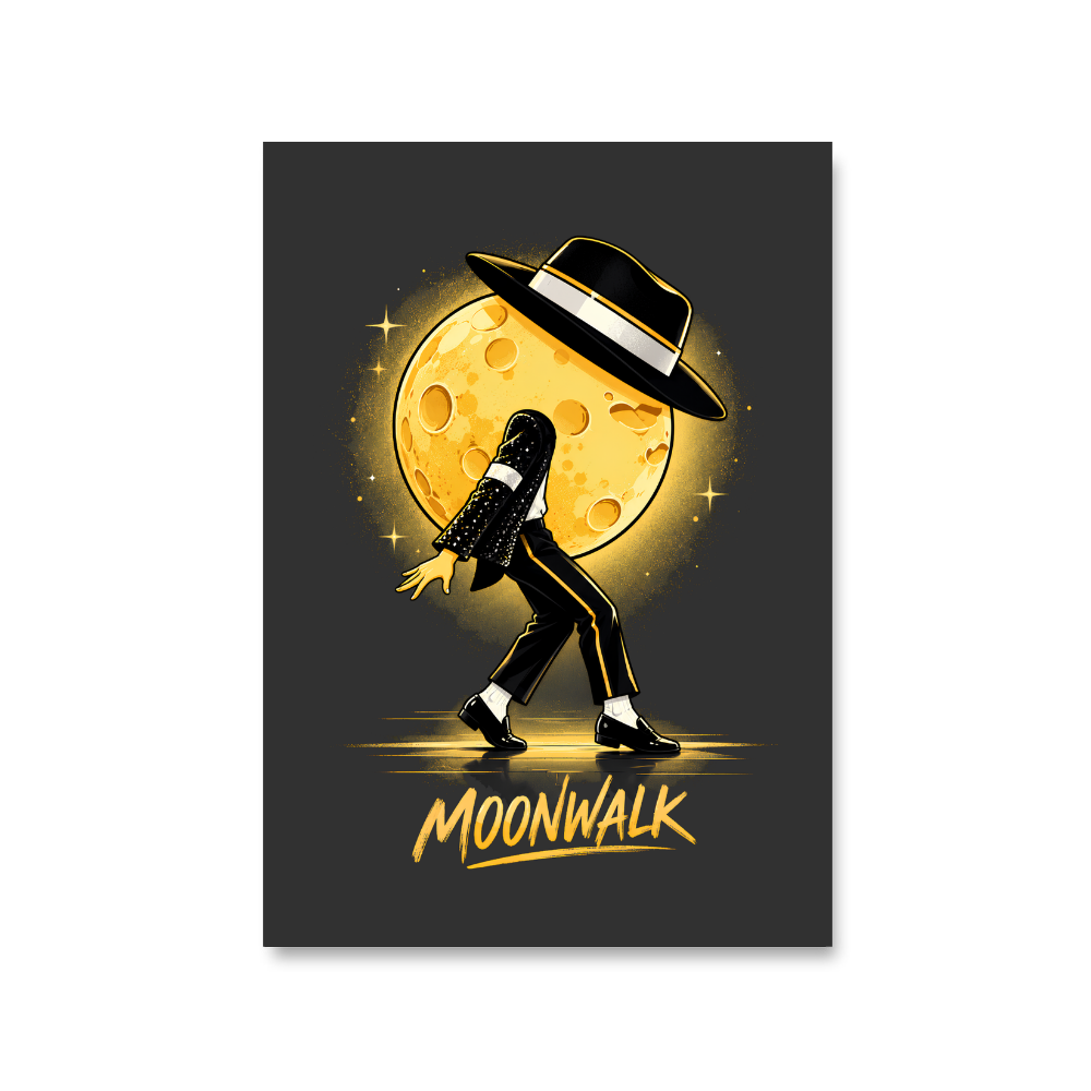 michael jackson moonwalk poster wall art buy online united states usa the banyan tee tbt 8 x 10 