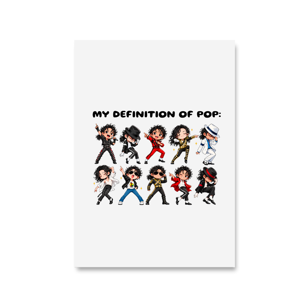 michael jackson my definition of pop poster wall art buy online united states usa the banyan tee tbt 8 x 10 