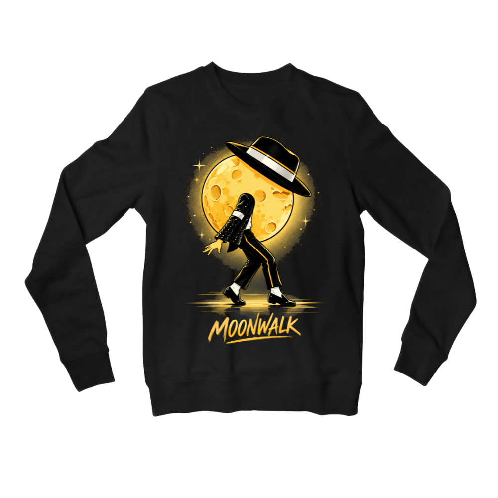 michael jackson moonwalk sweatshirt upper winterwear music band buy online united states usa the banyan tee tbt men women girls boys unisex black 