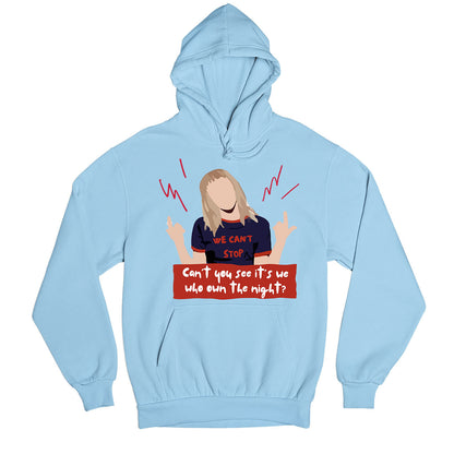 miley cyrus we can't stop hoodie hooded sweatshirt winterwear music band buy online united states usa the banyan tee tbt men women girls boys unisex black