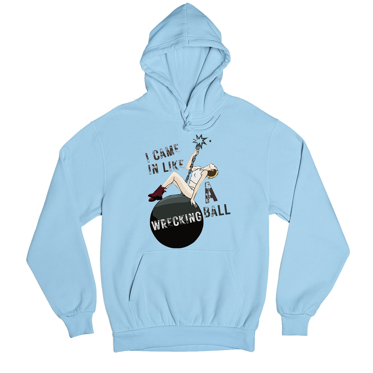 miley cyrus wrecking ball hoodie hooded sweatshirt winterwear music band buy online usa united states of america the banyan tee tbt men women girls boys unisex gray