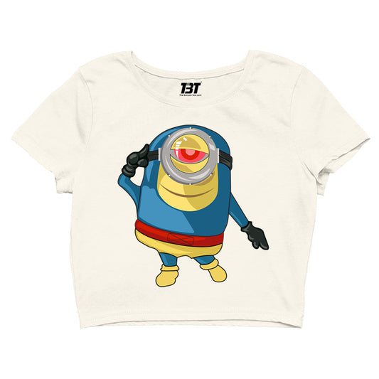 Minions Crop Top by The Banyan Tee TBT girl amazon white branded women meesho full for couple bewakoof adults men's yellow women's online united states of america usa