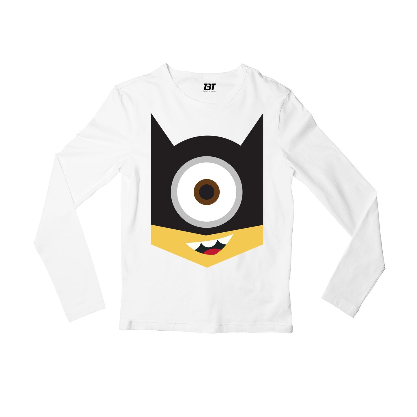 Minions Full Sleeves T-shirt - Batmin Batman Full Sleeves T-shirt The Banyan Tee TBT combo shirt long sleeves for men women unisex cool stylish online india
