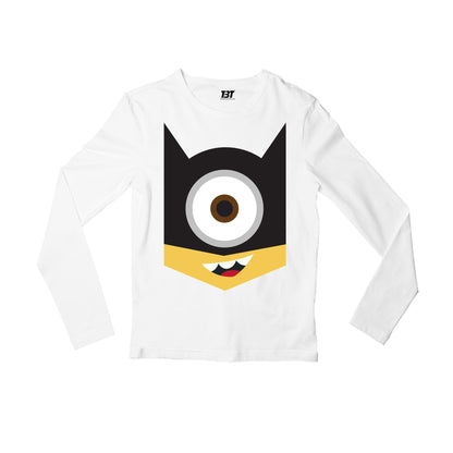 Minions Full Sleeves T-shirt - Batmin Batman Full Sleeves T-shirt The Banyan Tee TBT combo shirt long sleeves for men women unisex cool stylish online india