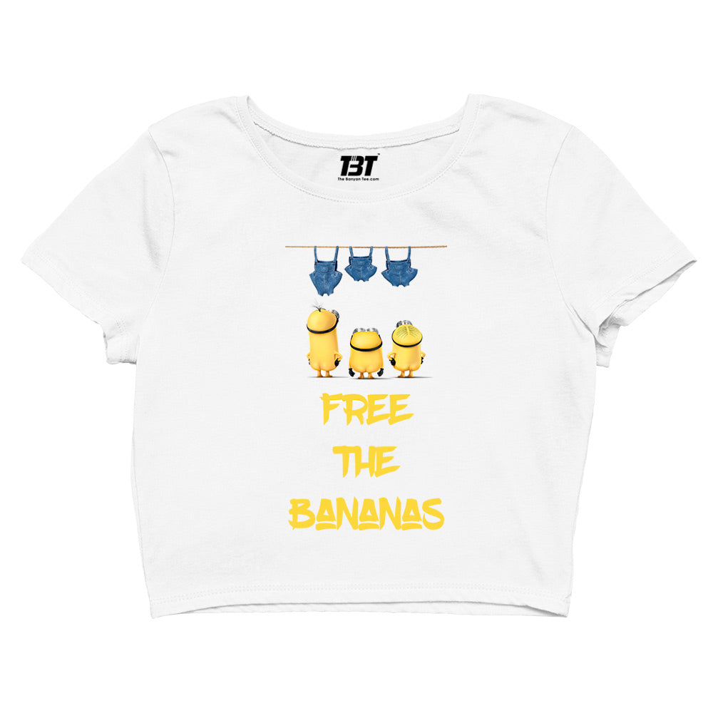 Minions Crop Top by The Banyan Tee TBT girl amazon white branded women meesho full for couple bewakoof adults men's yellow women's online united states of america usa