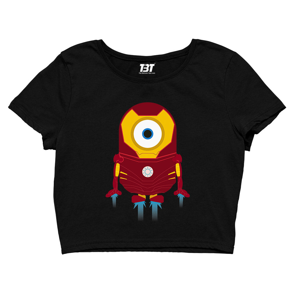Minions Crop Top by The Banyan Tee TBT girl amazon white branded women meesho full for couple bewakoof adults men's yellow women's online united states of america usa