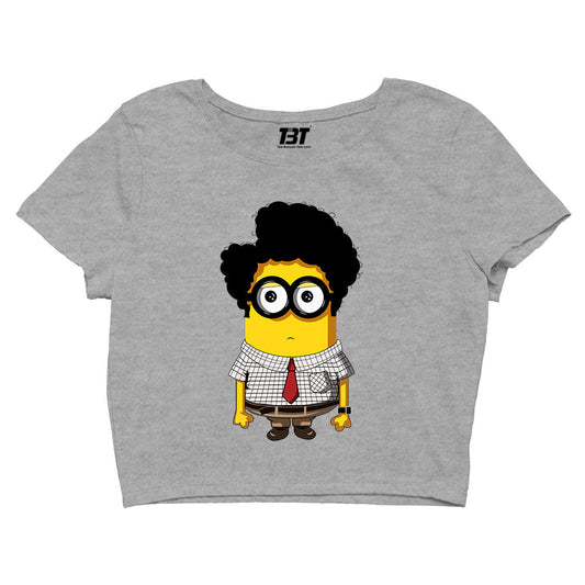 Minions Crop Top by The Banyan Tee TBT girl amazon white branded women meesho full for couple bewakoof adults men's yellow women's online united states of america usa