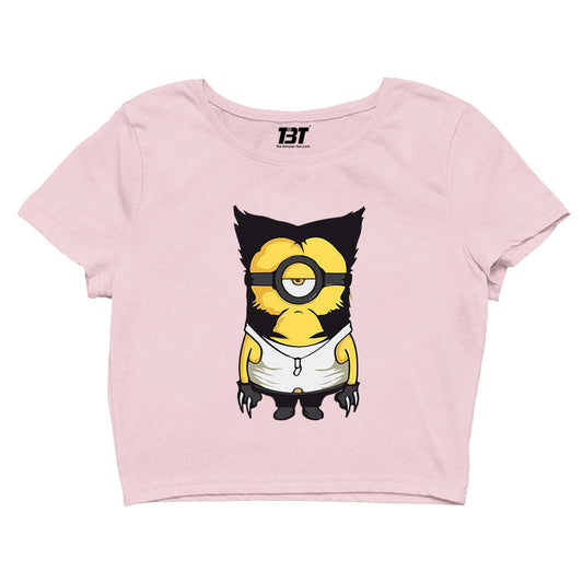 Minions Crop Top by The Banyan Tee TBT girl amazon white branded women meesho full for couple bewakoof adults men's yellow women's online united states of america usa