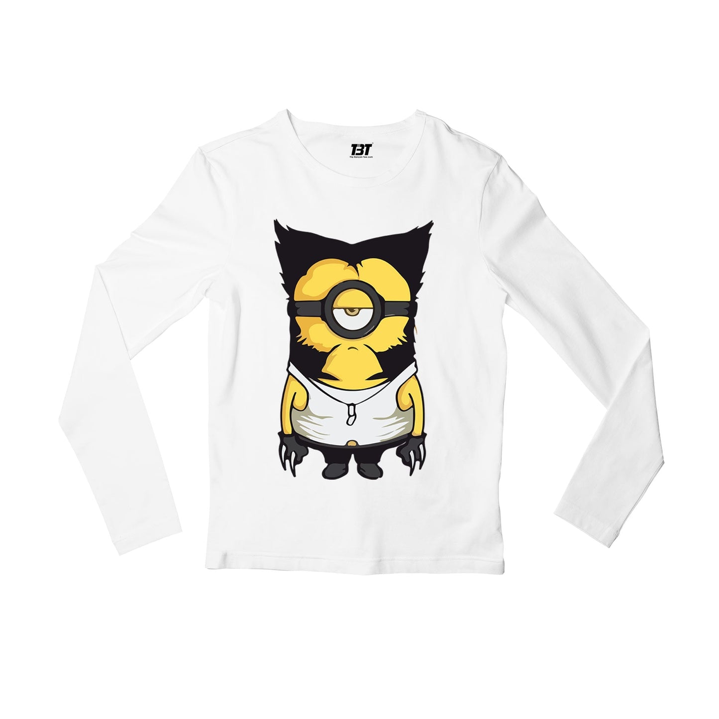 Minions Full Sleeves T-shirt - Wolverine Full Sleeves T-shirt The Banyan Tee TBT combo shirt long sleeves for men women unisex cool stylish online india