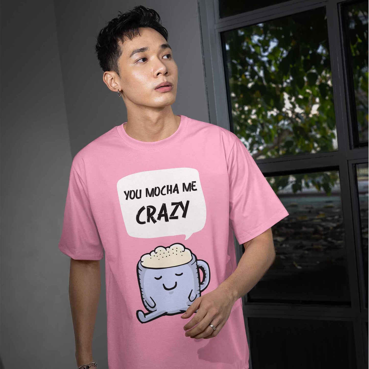 graphic mocha me crazy t-shirt printed graphic stylish buy online united states usa the banyan tee tbt men women girls boys unisex flamingo