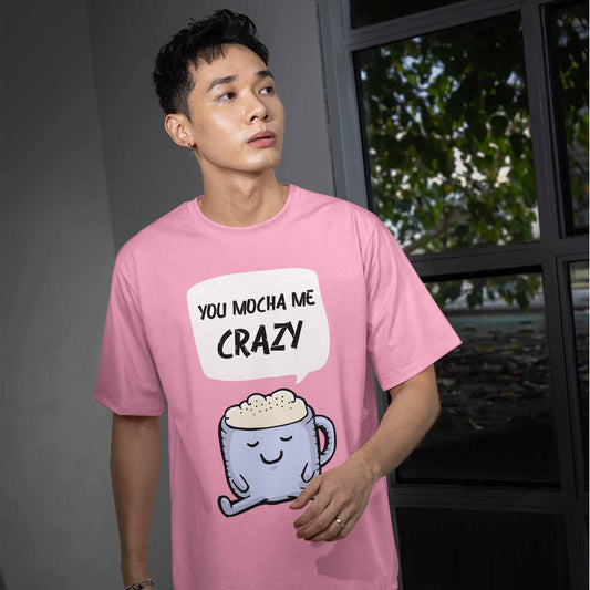graphic mocha me crazy t-shirt printed graphic stylish buy online united states usa the banyan tee tbt men women girls boys unisex flamingo 