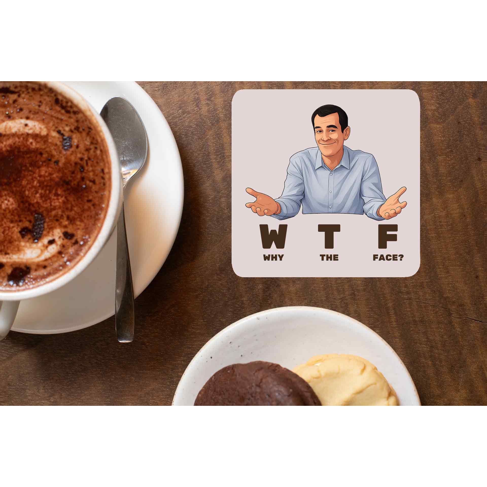 modern family why the face coasters wooden table cups indian tv & movies buy online india the banyan tee tbt men women girls boys unisex